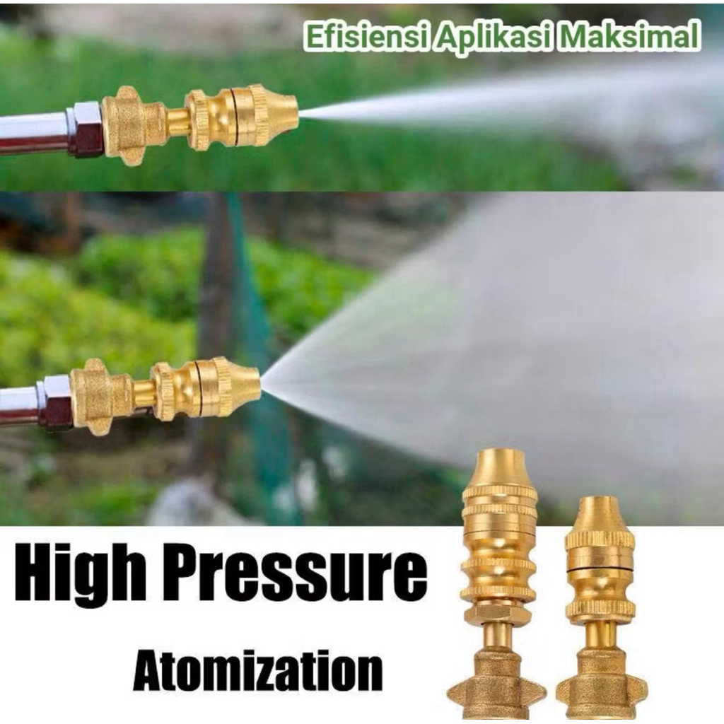 Nozzle Jet Turbo Thailand High Pressure Electric Sprayer: Dapat Dialing Atomisasi dan Long Range,