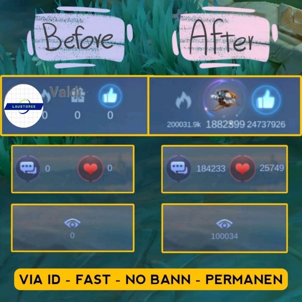 jasa like profile mobile legends