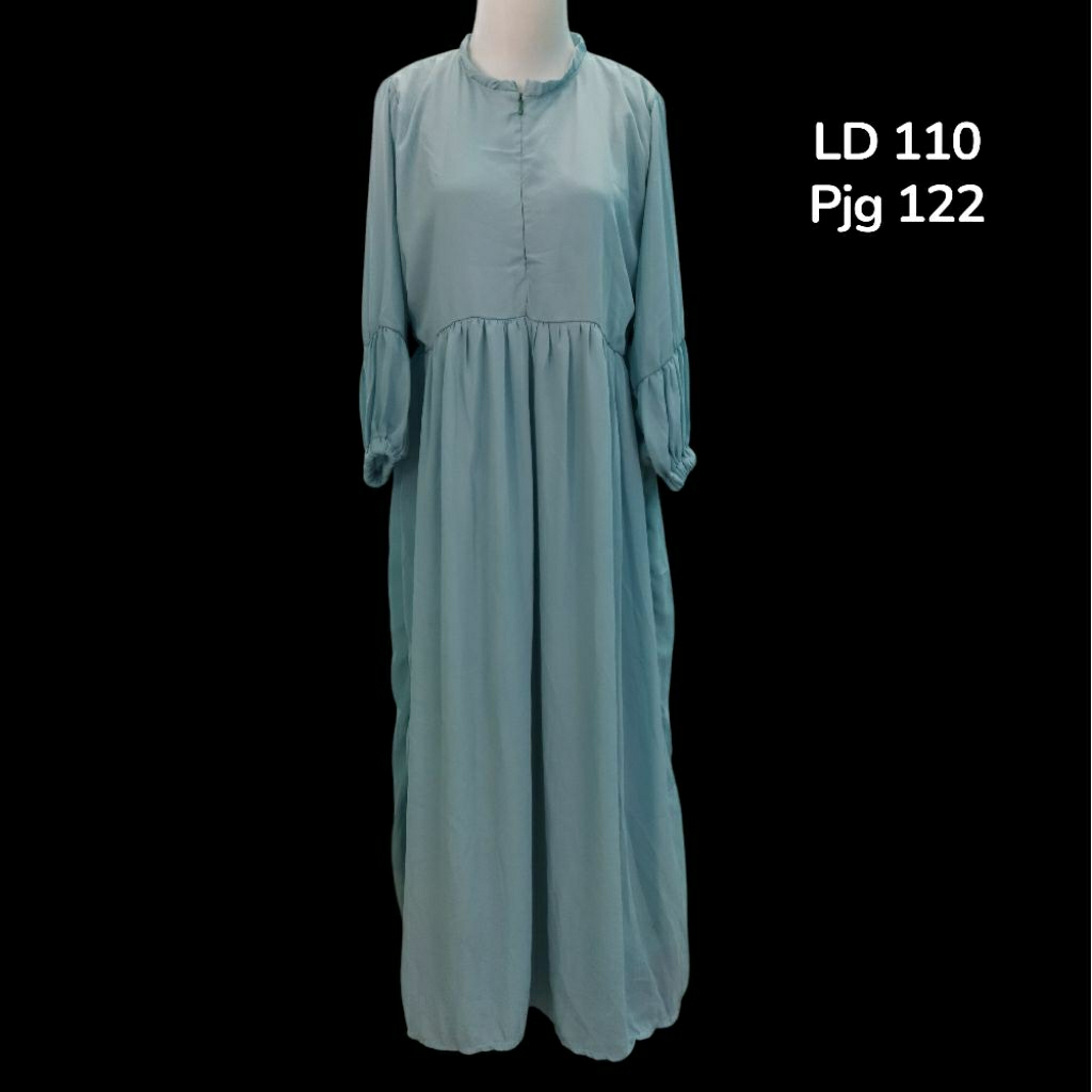 Preloved gamis ceruti sky blue