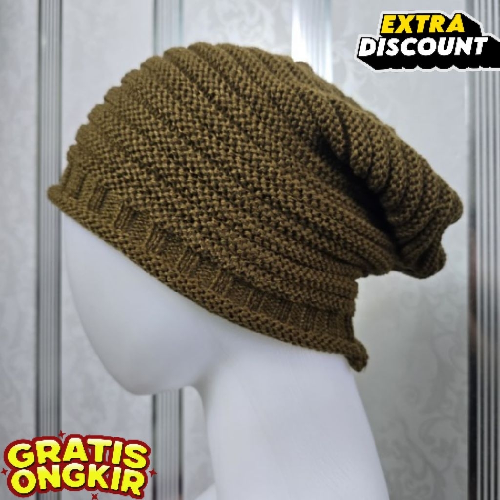 Turban rajut nene premium, Ciput rajut nene Sultan,   kupluk rajut wanita premium Dewasa Turki, kerp