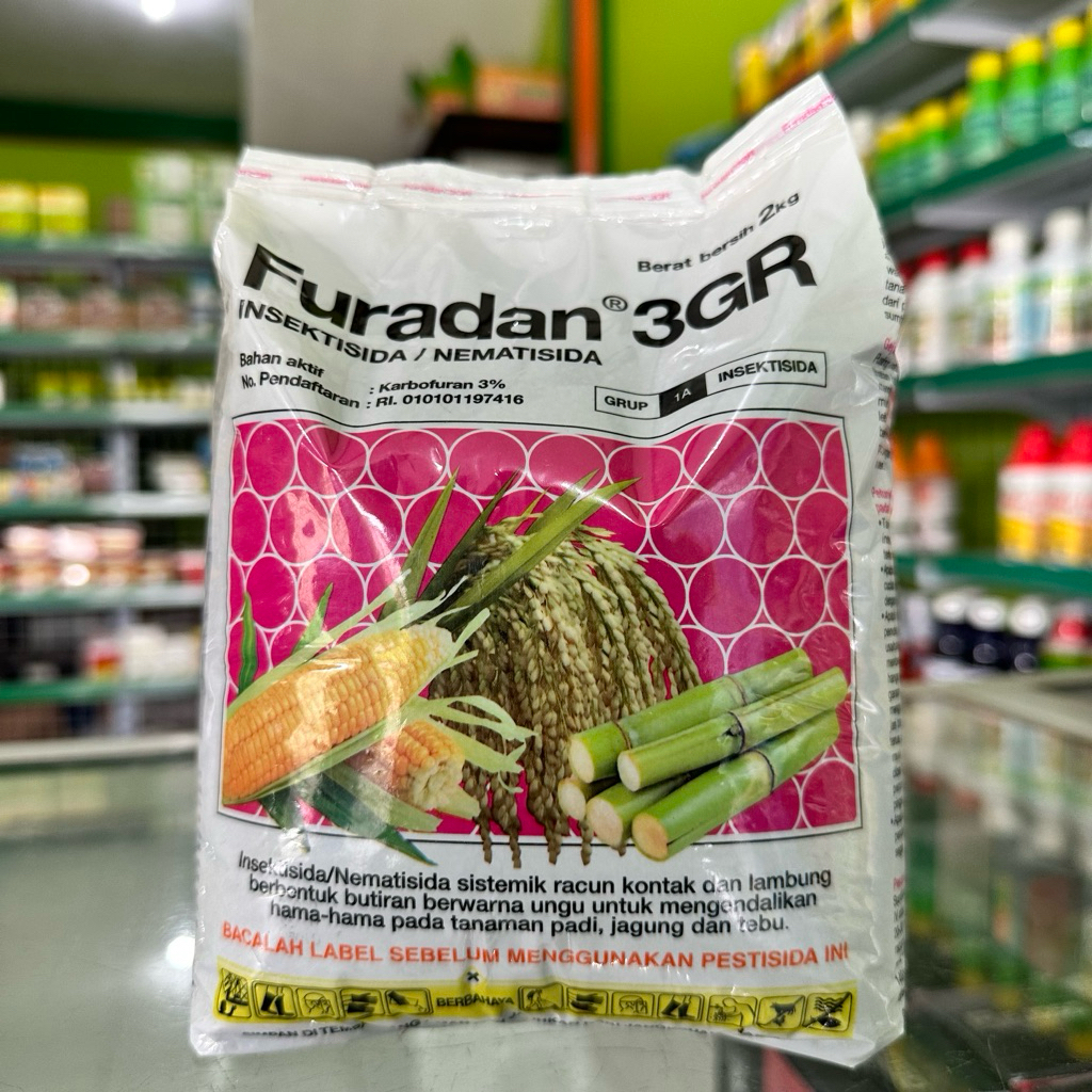 Insektisida FURADAN 3 GR 2 Kg - Nematisida Furadan 2 Kg