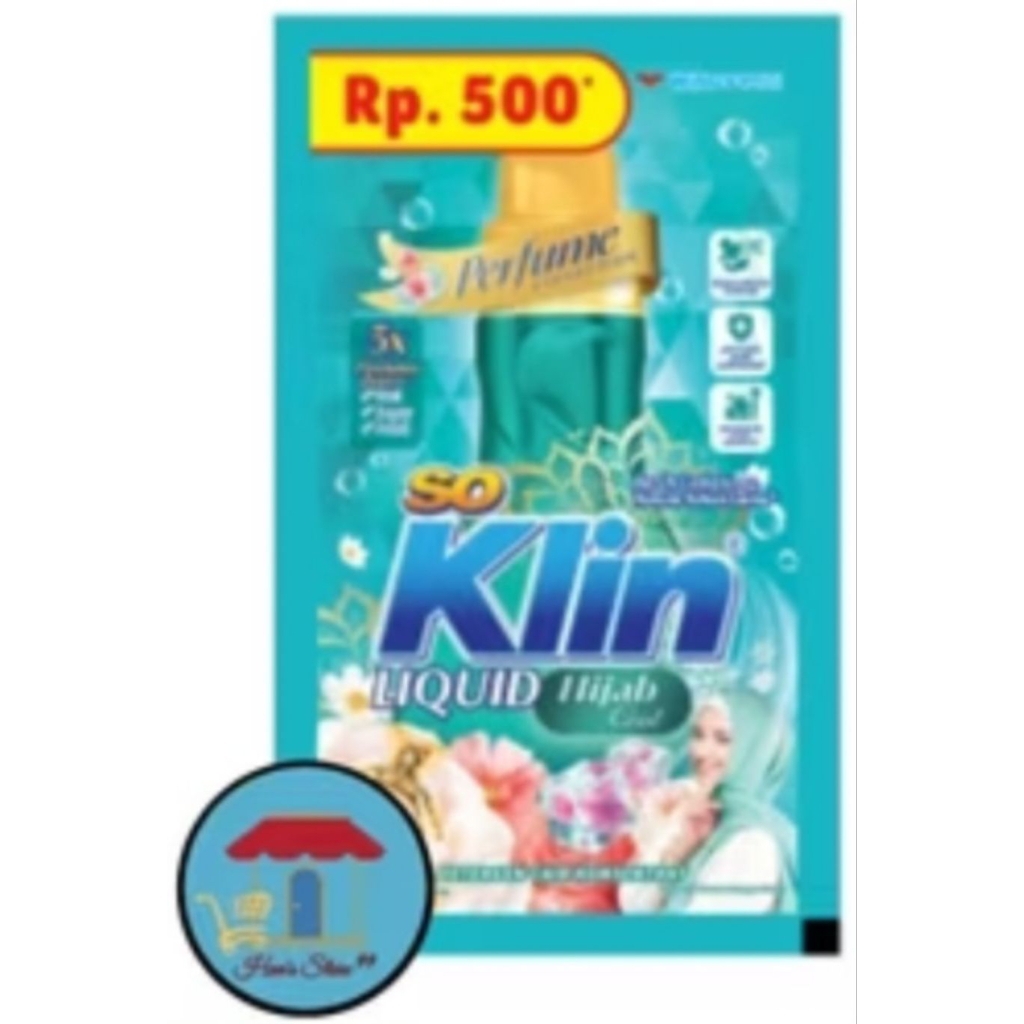 Soklin Cair/Deterjen Cair Soklin Liquid Saset 22 ml Soklin Liquid Hijab