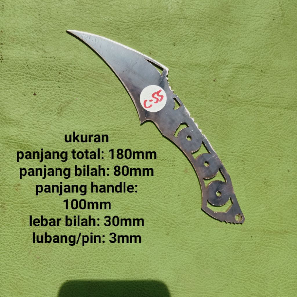 C-55 Baja HSS DMO5/CO5/M2/M42 tebal presisi 2,5mm