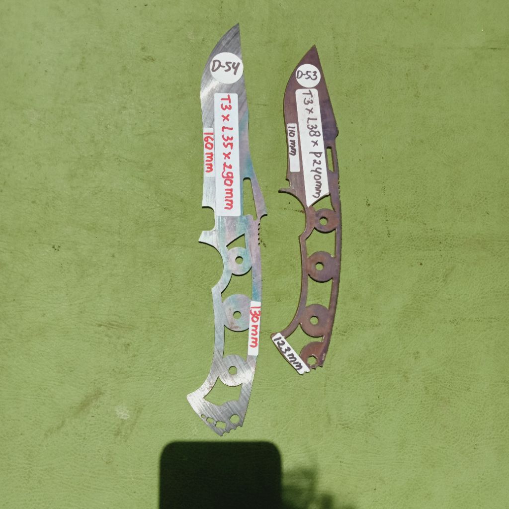 D-53 Baja HSS DMO5/CO5/M2/M42 tebal presisi 3mm