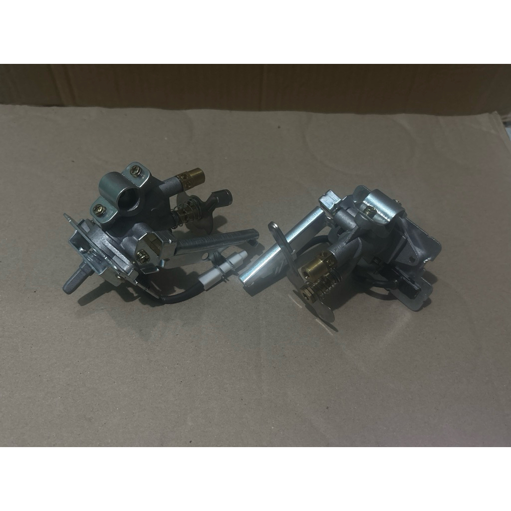 MESIN KOMPOR GAS RINAI DOUBLE-MESIN PEMATIK KOMPOR GAS RINNAI API LILIN/API TENGAH