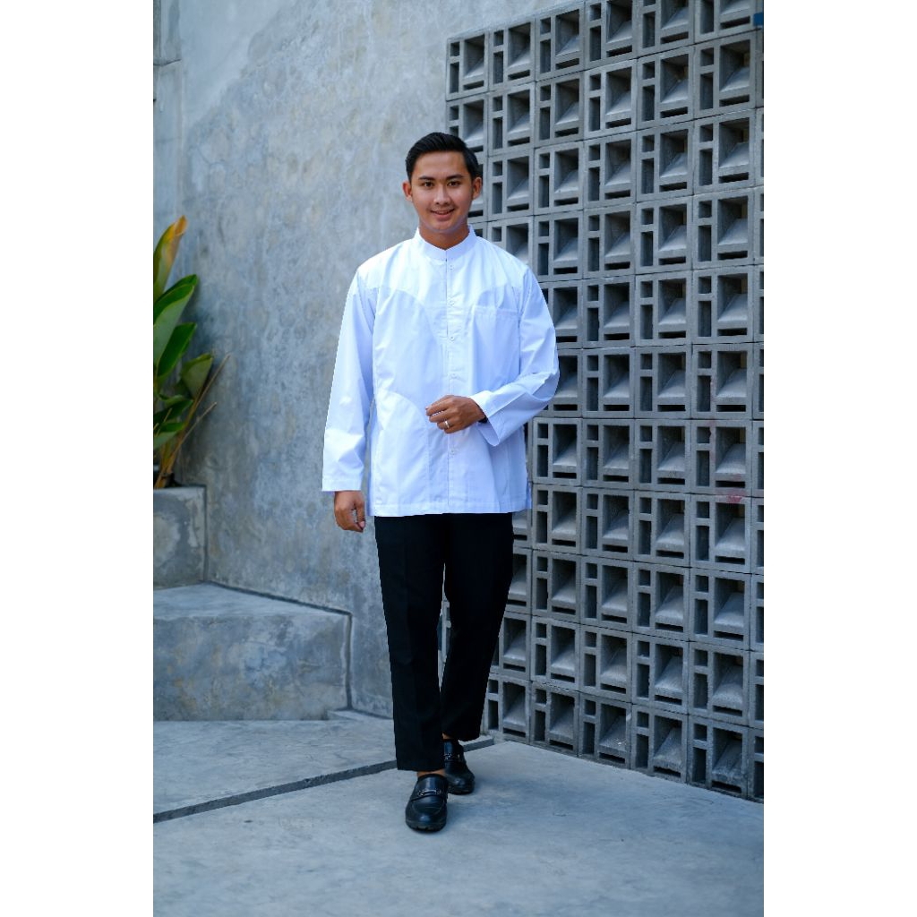 Baju koko pria / koko semi jas / koko lengan panjang