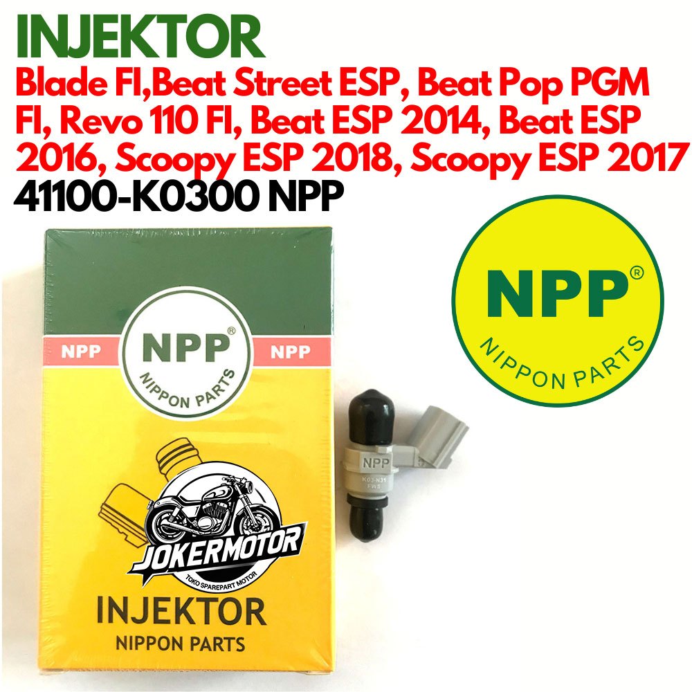 NPP ORIGINAL- INJECTOR INJEKTOR ONLY BLADE FI BEAT STREET ESP BEAT POP PGM FI REVO 110 FI BEAT ESP 2