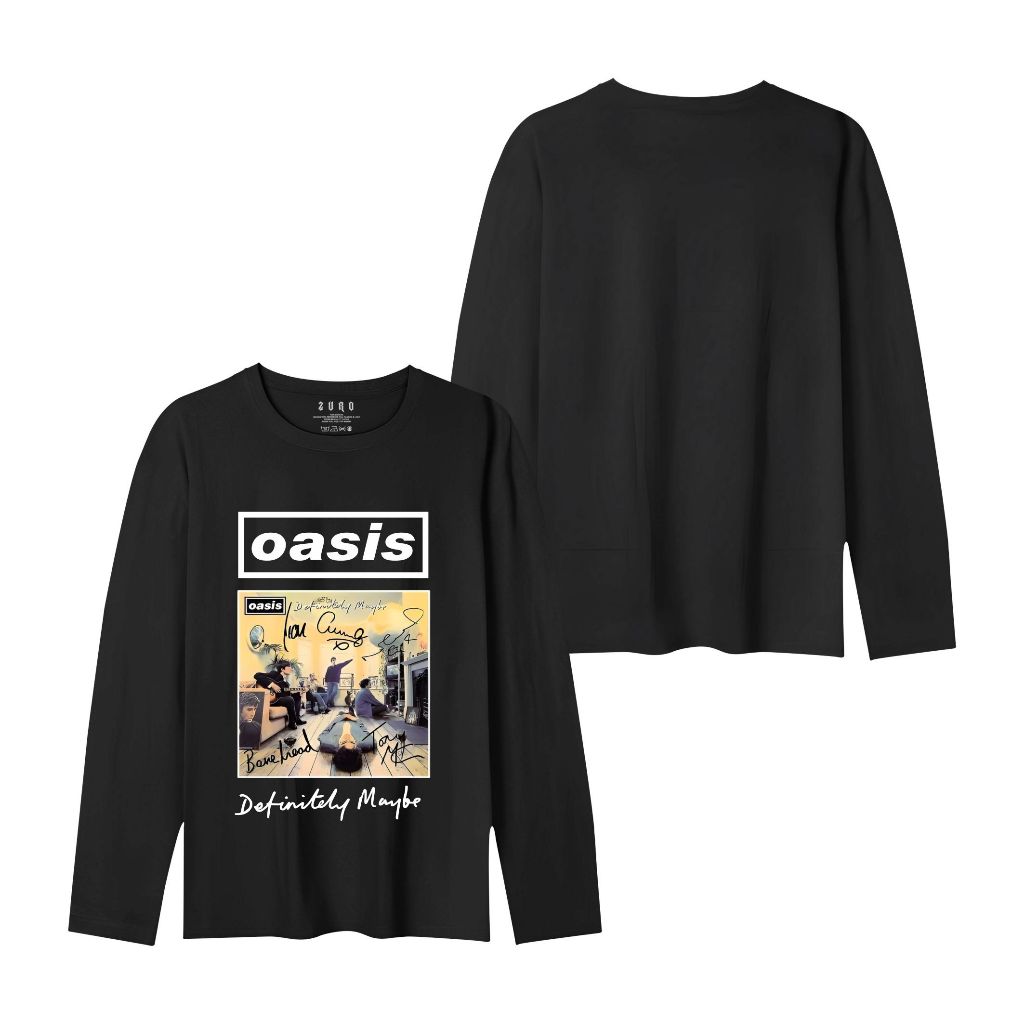 Arsic Cloth - T-shirt Lengan Panjang Oasis Kaos Lengan Panjang pria wanita Unisex