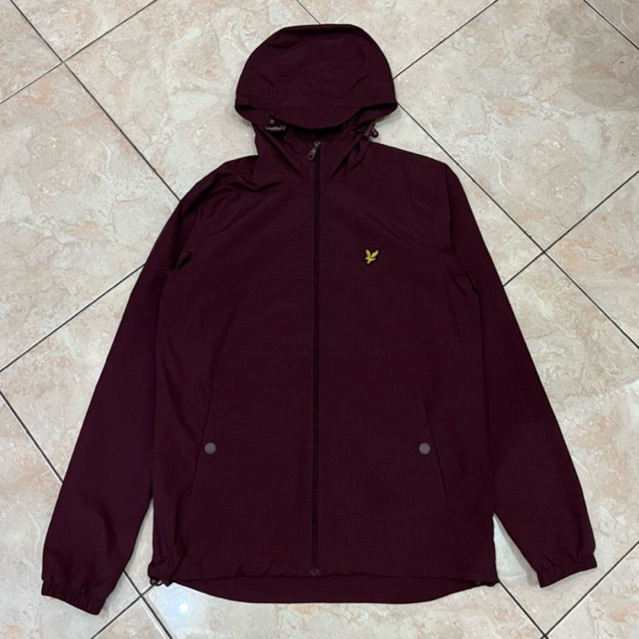 ZIP HOODIE LYLE SCOTT BURGUNDY