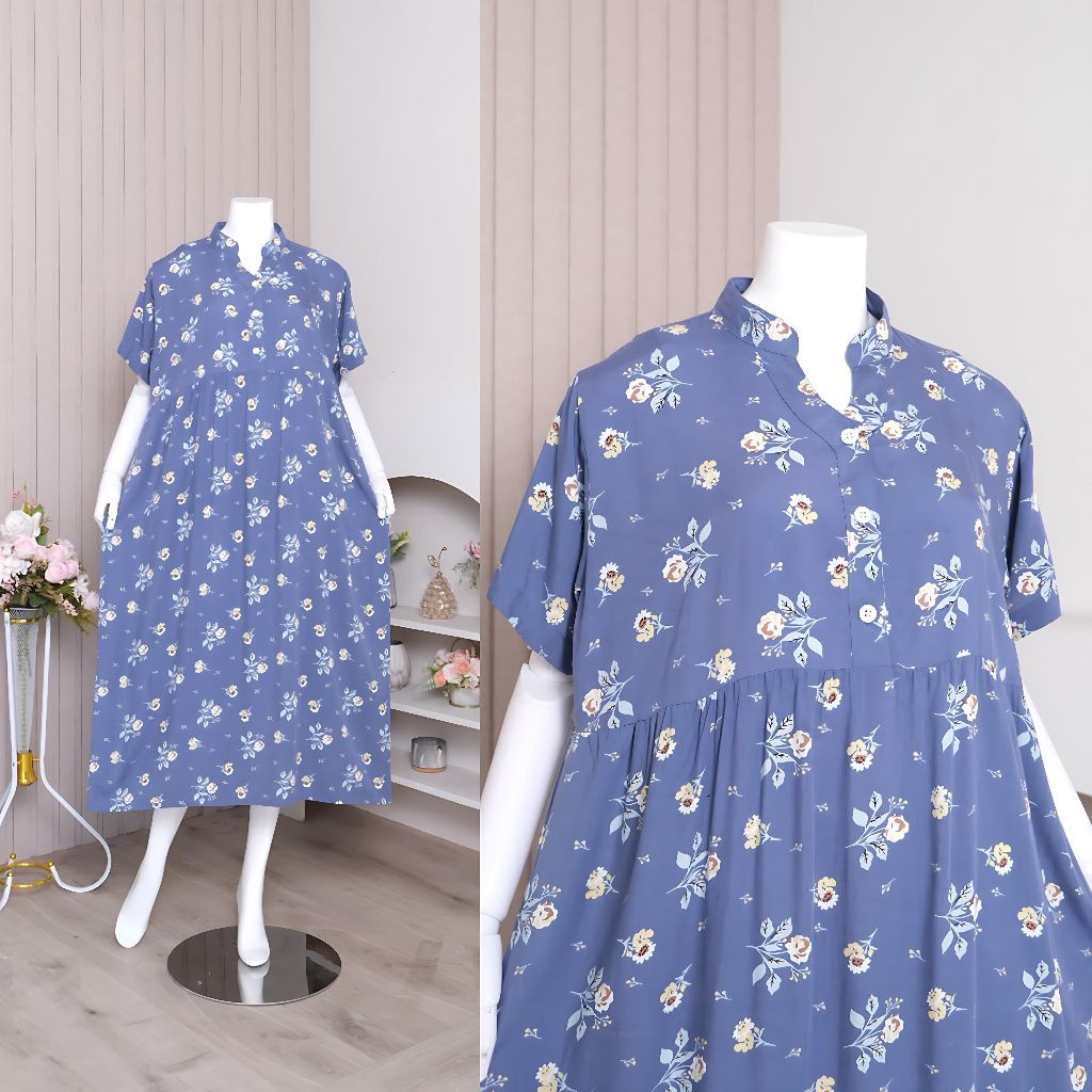 Chayra Homedress | BUTSANA.ID Daster Rayon Premium Panjang Semata kaki Daster jumbo, daster remaja |