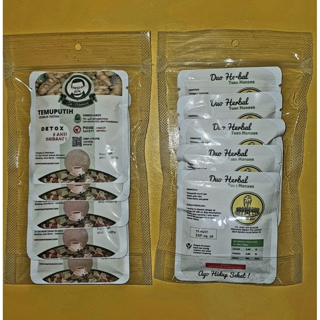 Minuman Herbal Instan Temuputih Tn.Manoer