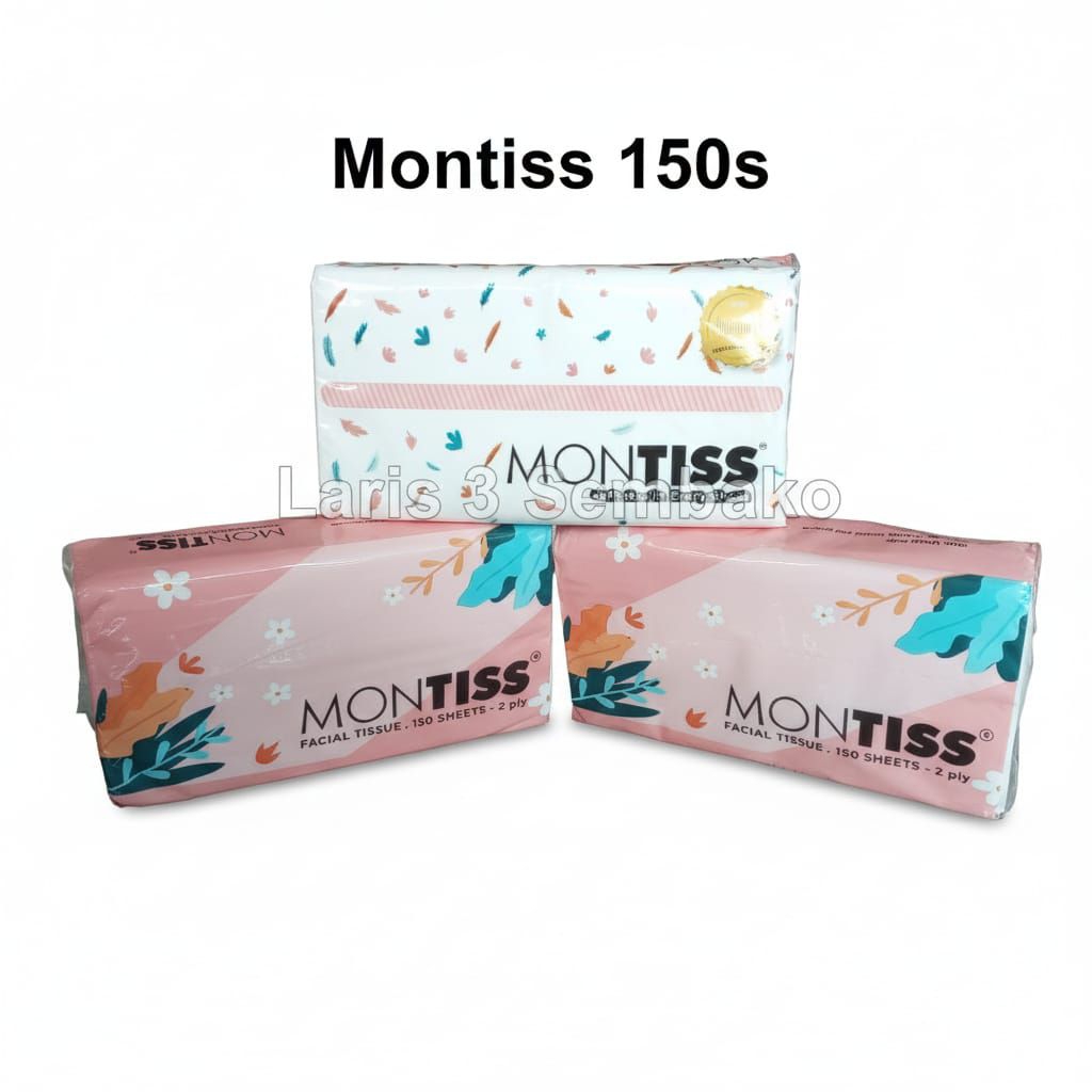 PAKET ISI 4 MONTISS 150s. Tisu Montiss Facial 150s