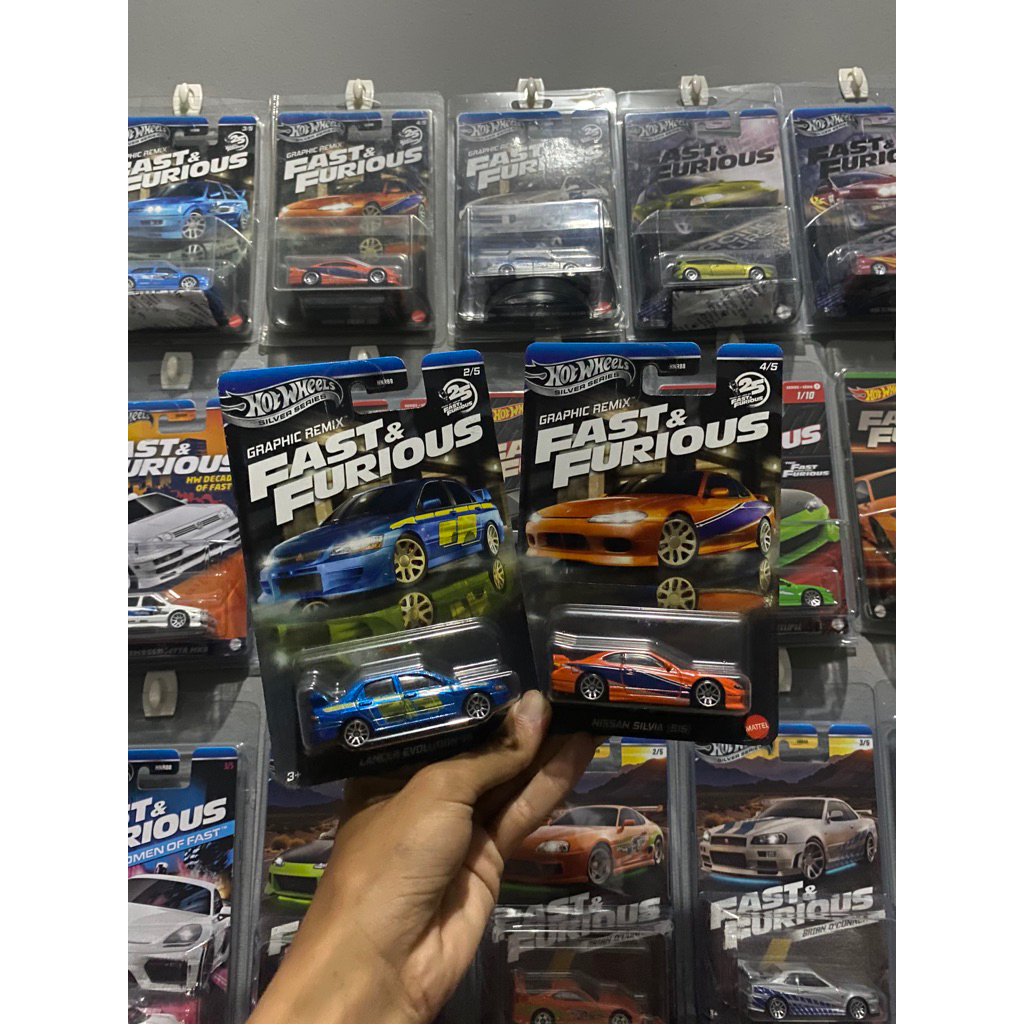 HOTWHEELS FNF MONALISA & LANCER EVO GRAFIC