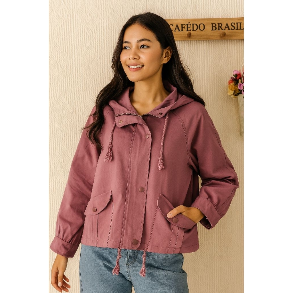 Jaket Parka Wanita Korea Premium Murah Jaket Parka Wanita Panjang Waterproof Jaket cewek kekinian