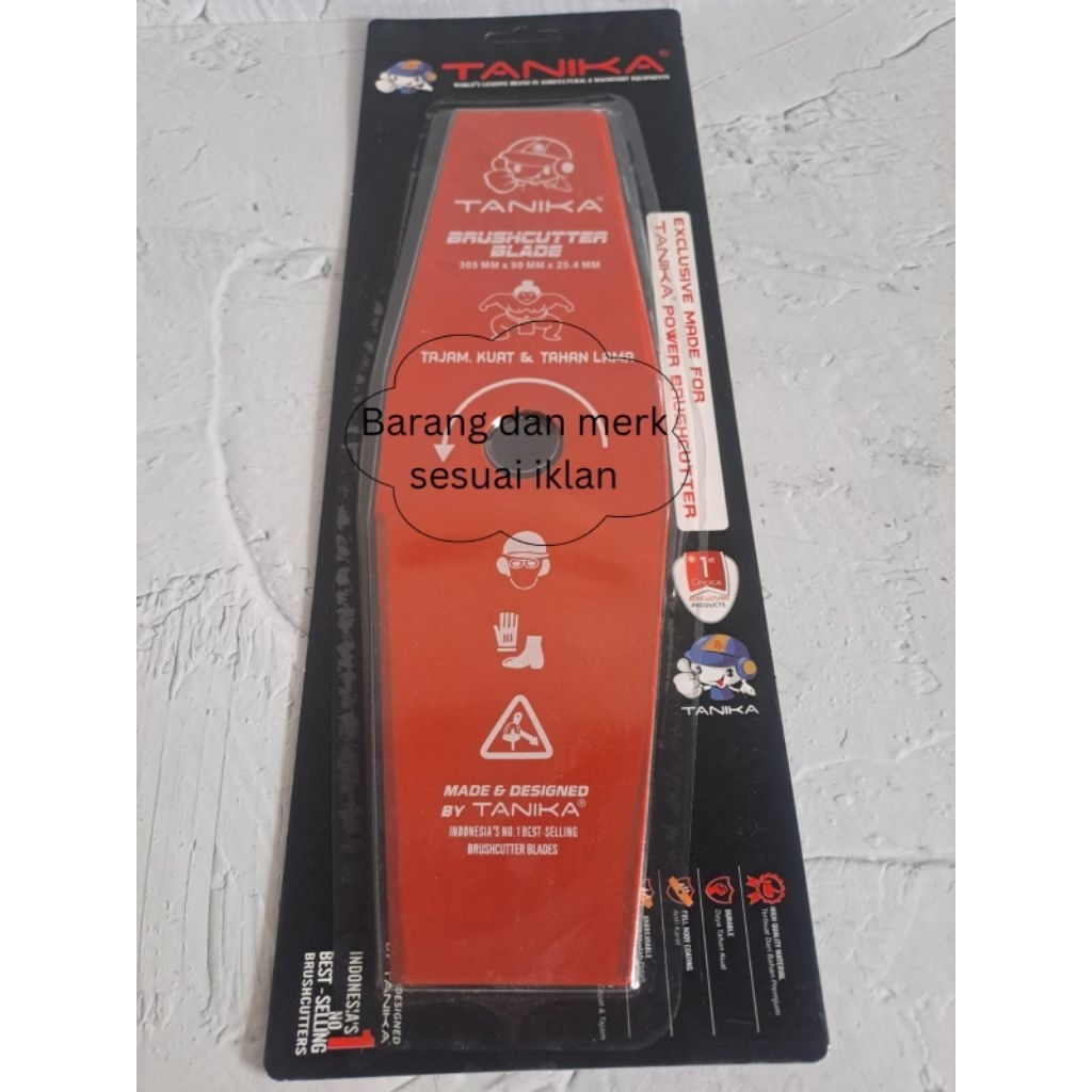 mata pisau potong rumput tanika 305 pisau rumput tanika standar blade