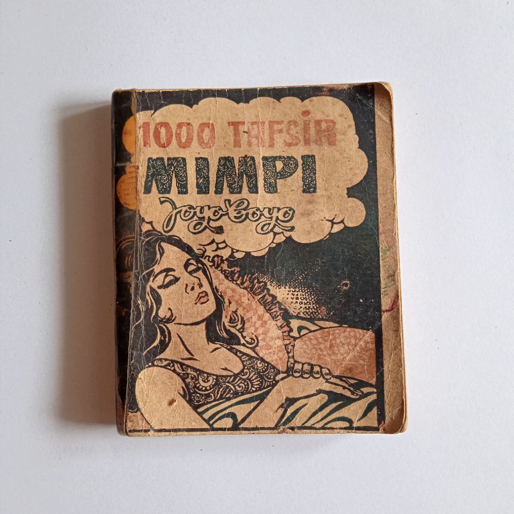 Antik Vintage Buku Lama 1000 Tafsir Mimpi Joyo Boyo Ilustrasi Utuh