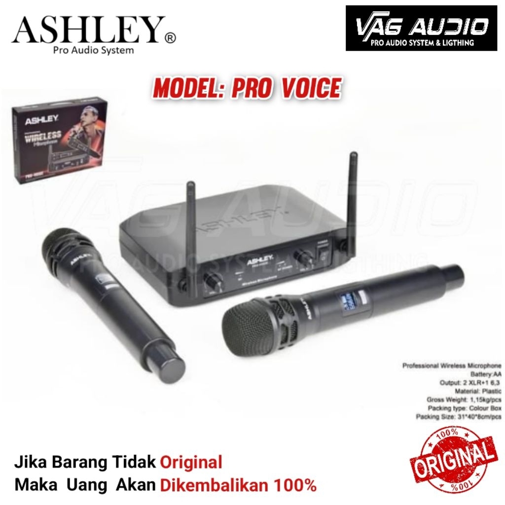 MIC WIRELESS ASHLEY PRO VOICE