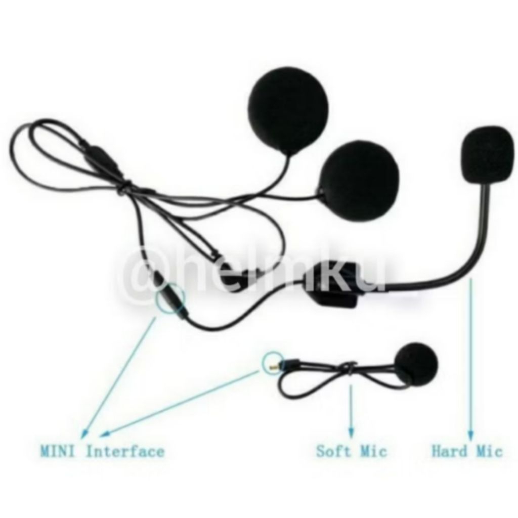 Speaker Mic Intercom Freedconn R1 R1 Plus KY Pro