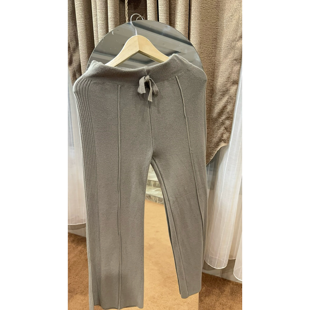 celana wanita kaos//celana rajut wanita//celana panjang wanita