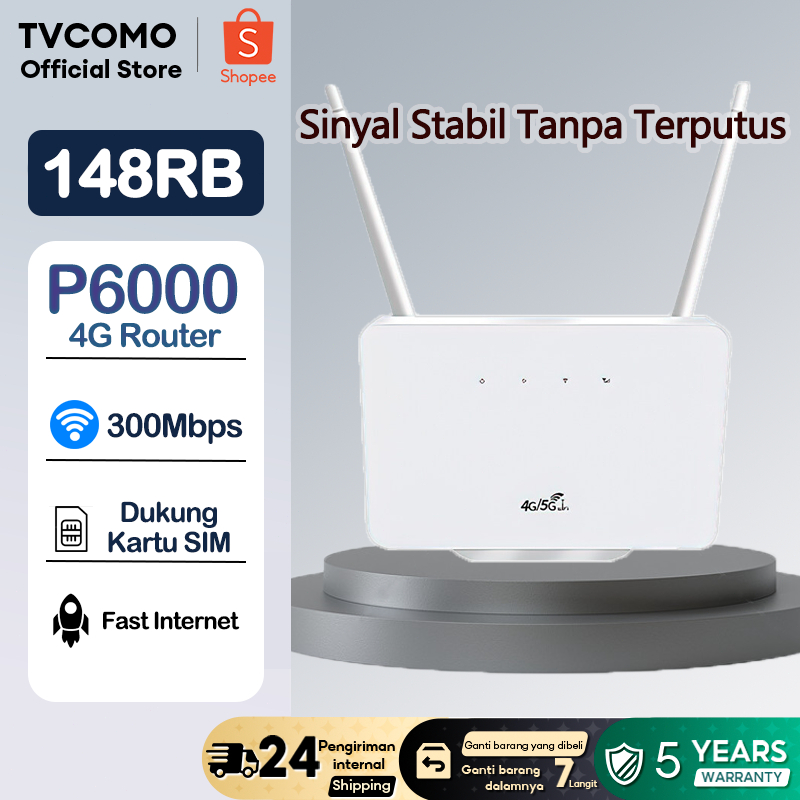 EXPOSE 4G Router P6000 300Mbps All Operator With SIM Card Slot Wireless Router