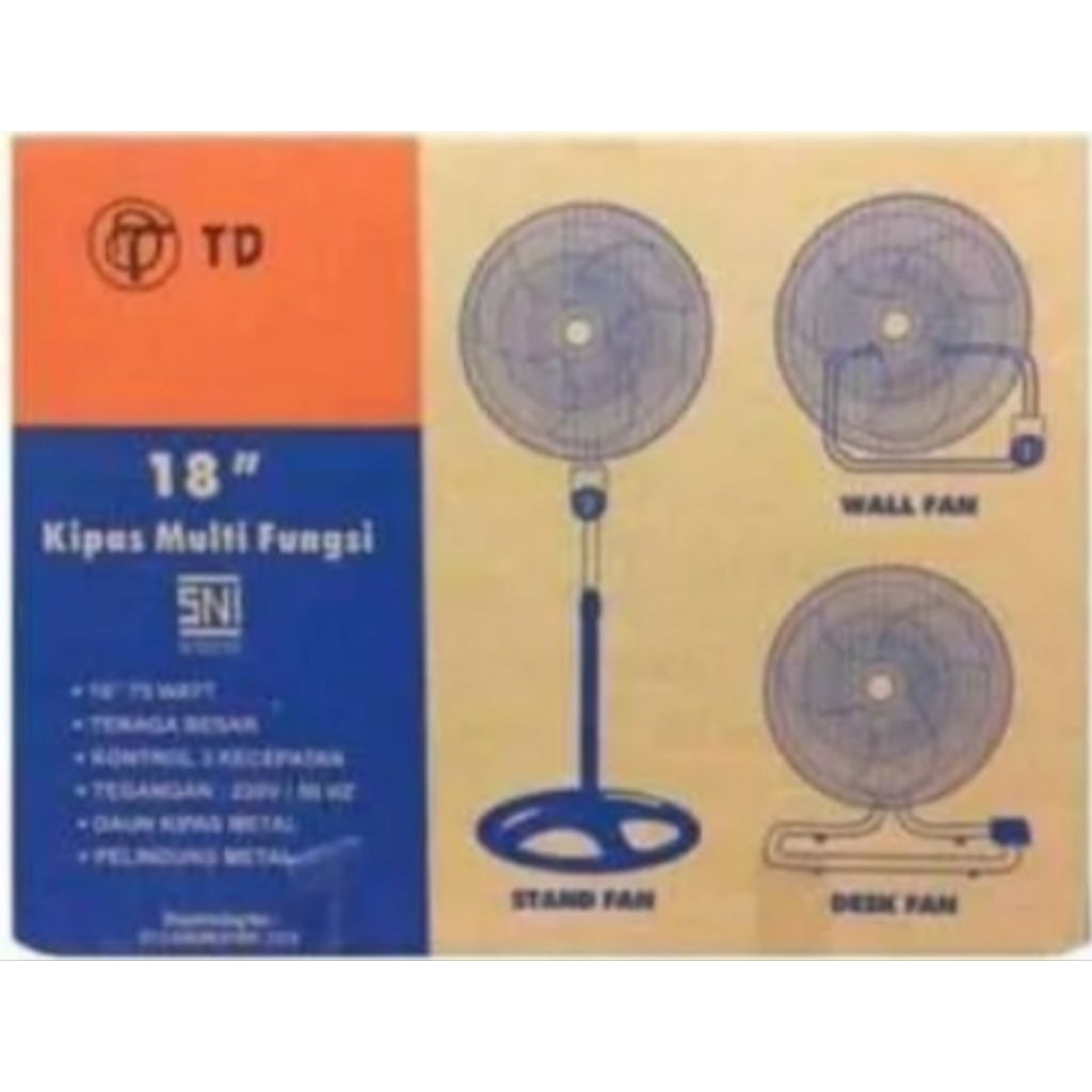 kipas multi fungsi 18 inch TD