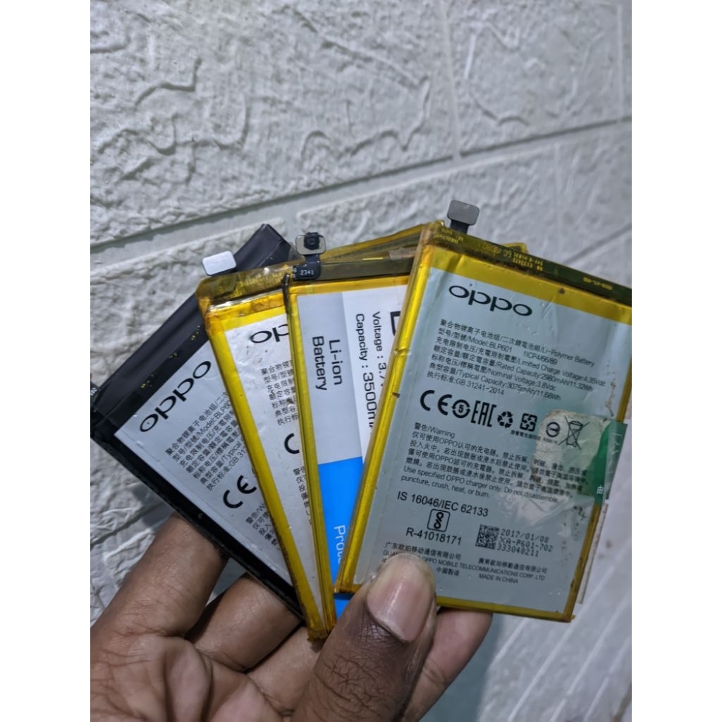 Batre seken oppo F1s Garansi