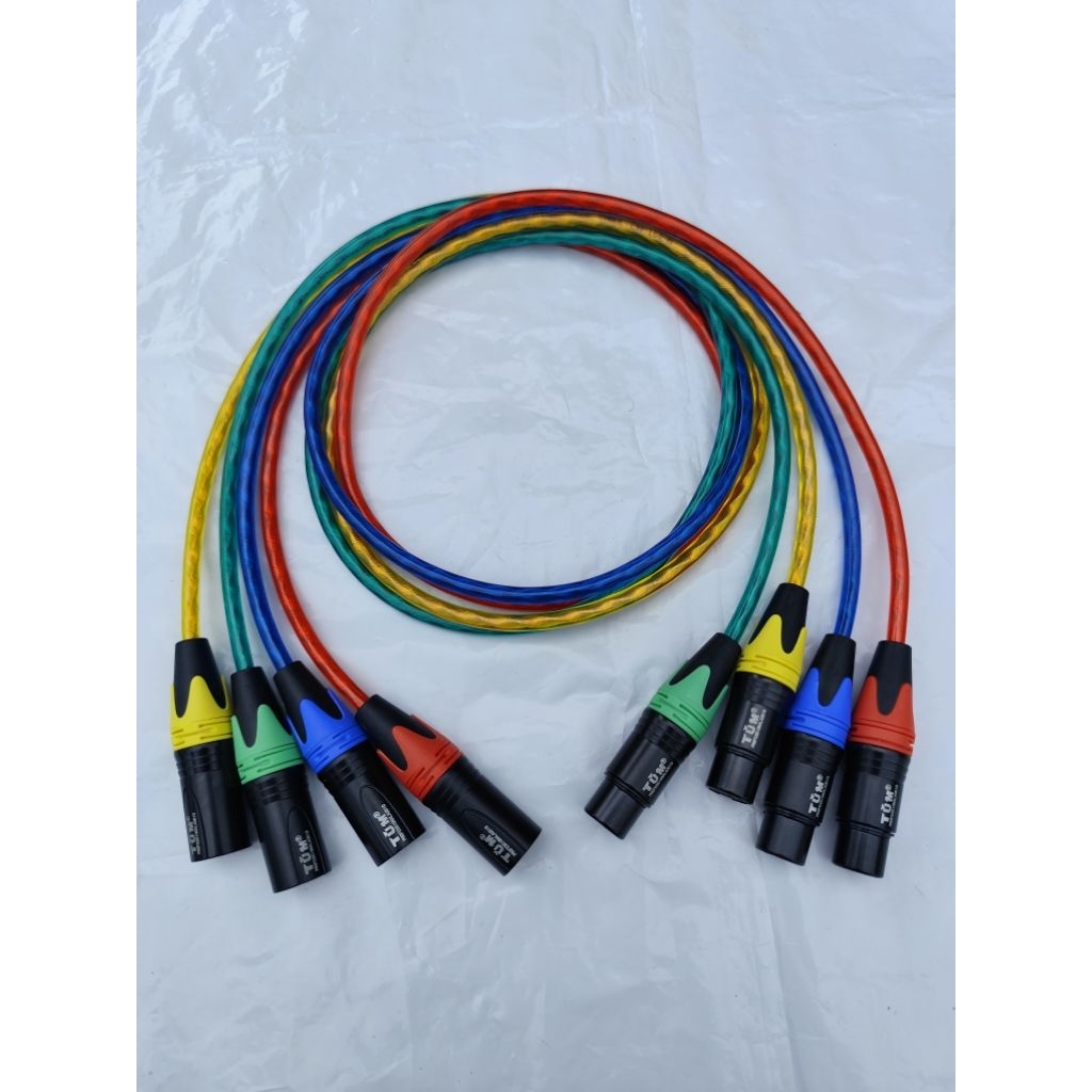 KABEL INPUT AUDIO STEREO TRANSPARAN LENGKAP JACK CANON XLR TUM