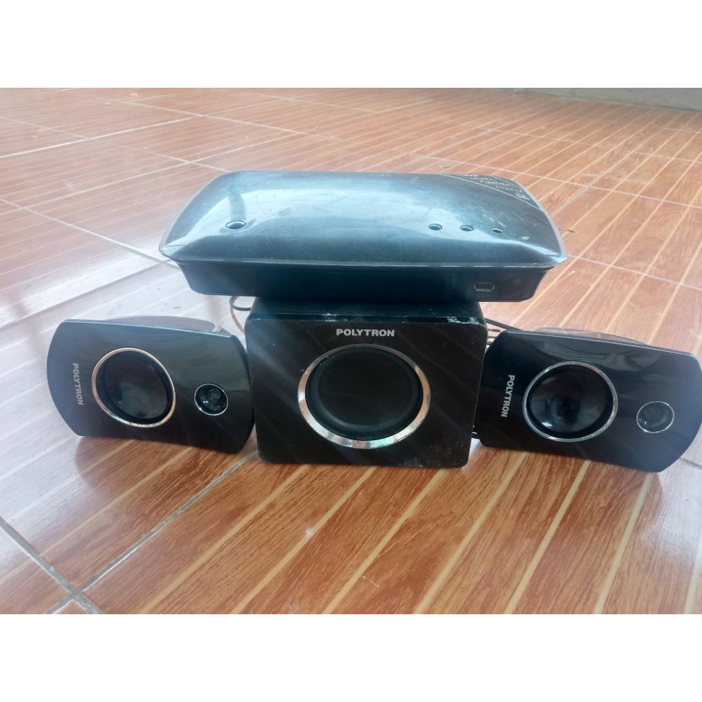 Speaker Aktif Polytron SWF 2590 2.1 Subwoofer Bass Mantap Minus Kaki Satelit (1)