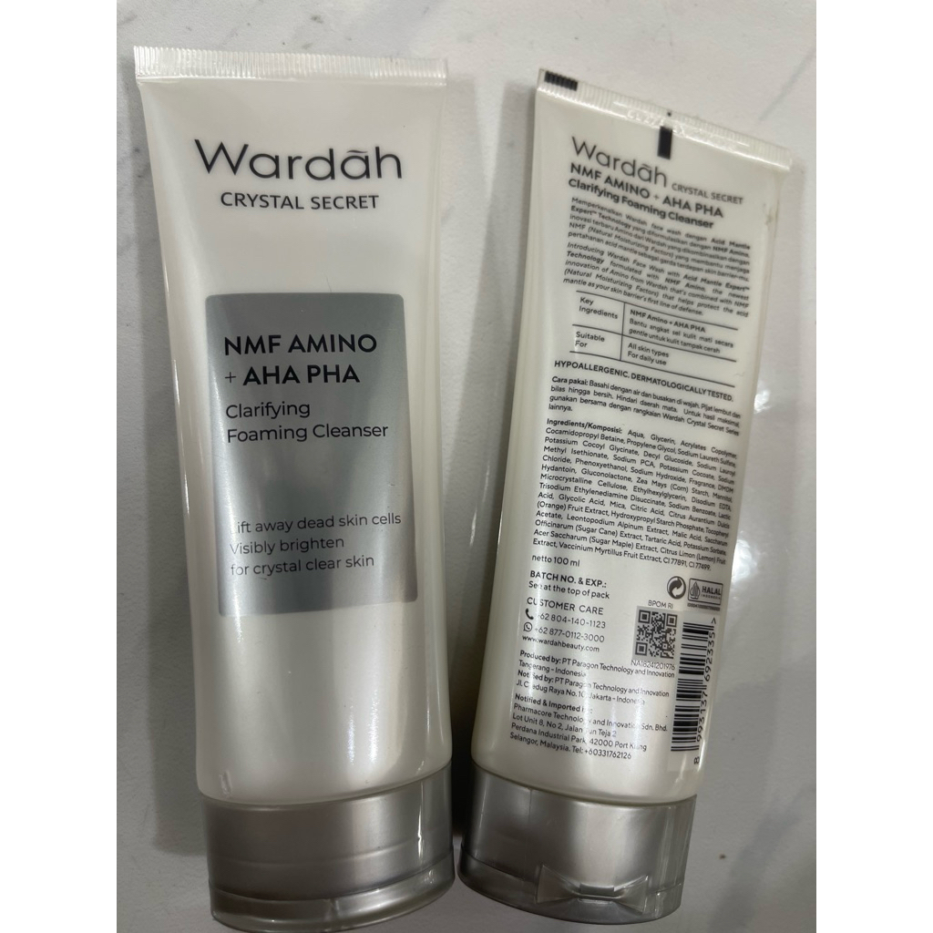 facial wash wardah