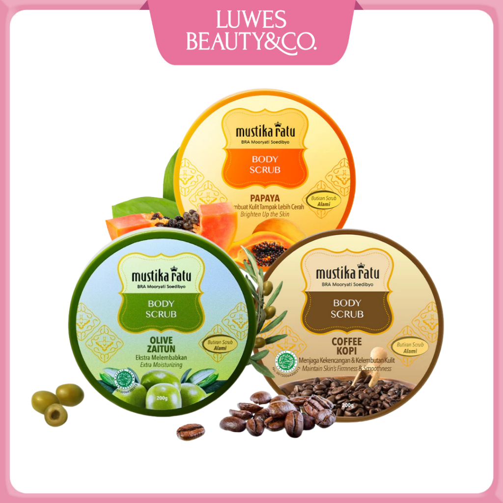 Mustika Ratu Lulur Body Scrub - 200gr