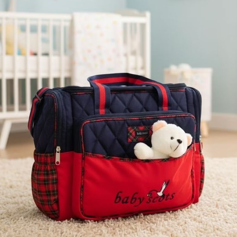 BABY SCOTS Tas Besar / Tas Medium / Tas Kecil / Tas Popok / Diapers Bag