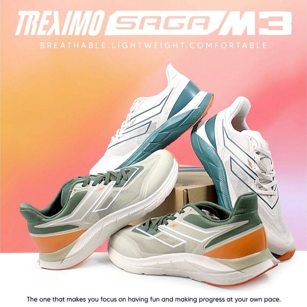 SEPATU OLAHRAGA RUNNING LARI MILLS TREXIMO SAGA M3 PRIA WANITA