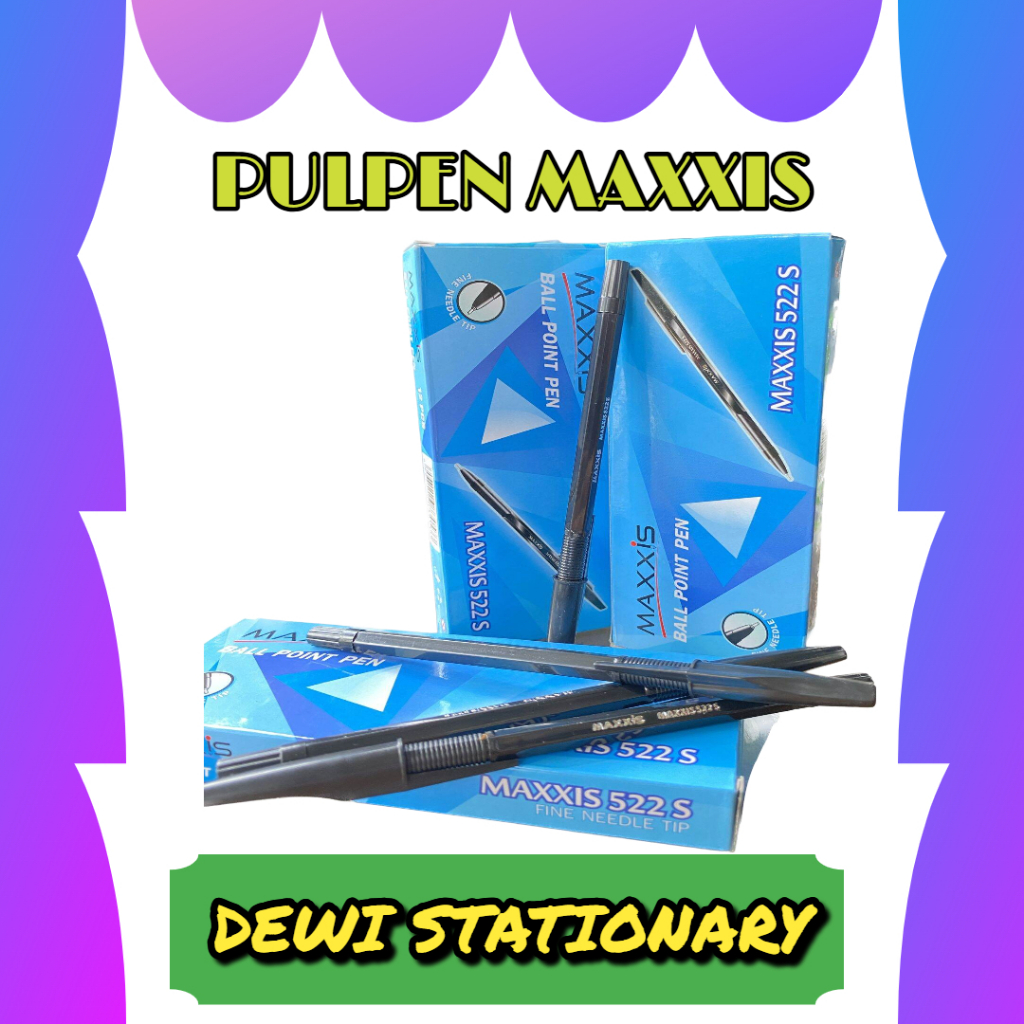 PULPEN MAXXIS, PENA MAXXIS, BOLPOIN, PENA (1PACK/12P CS)