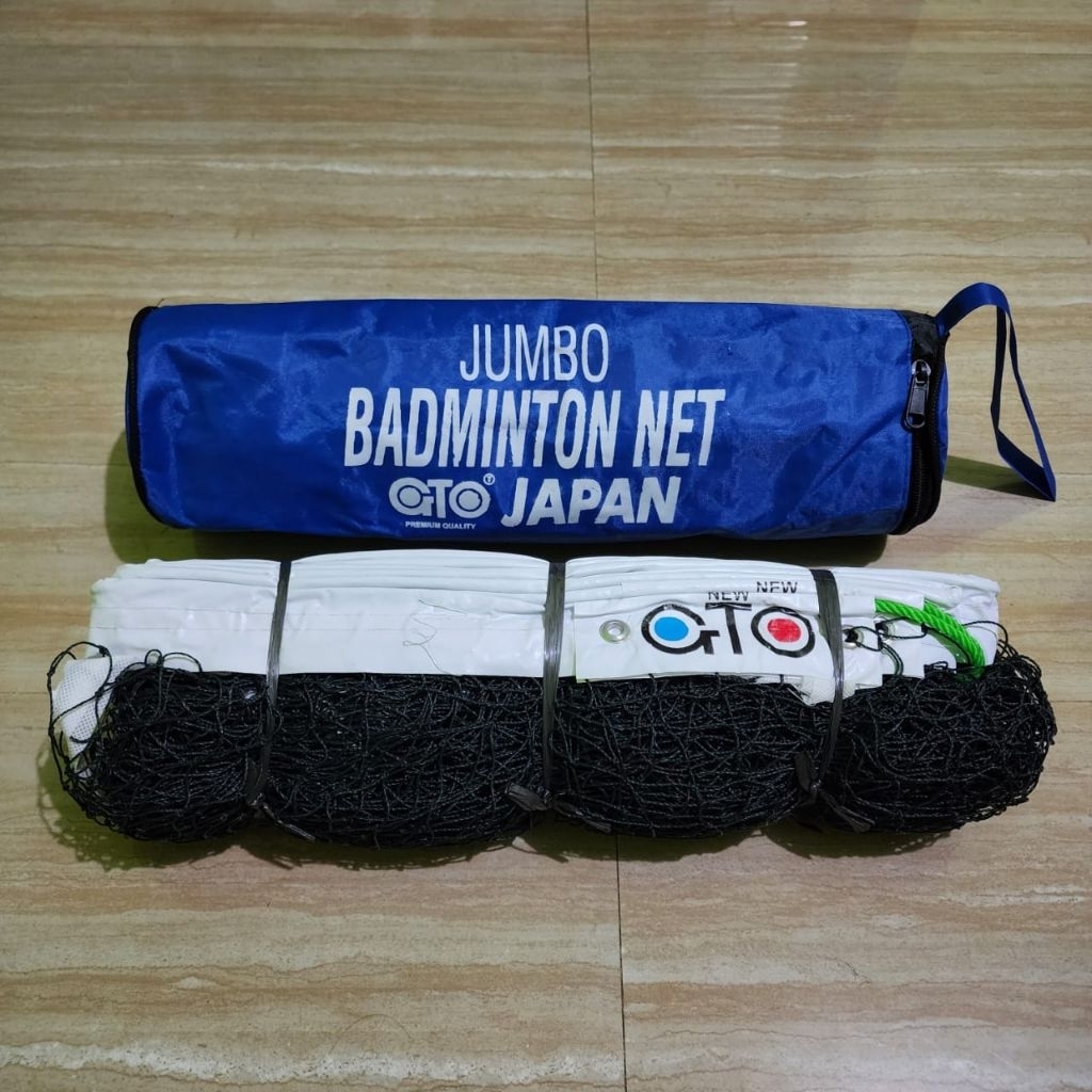 NET BADMINTON GTO JUMBO NILON & NET BADMINTON GTO NILON / NET JARING BADMINTON