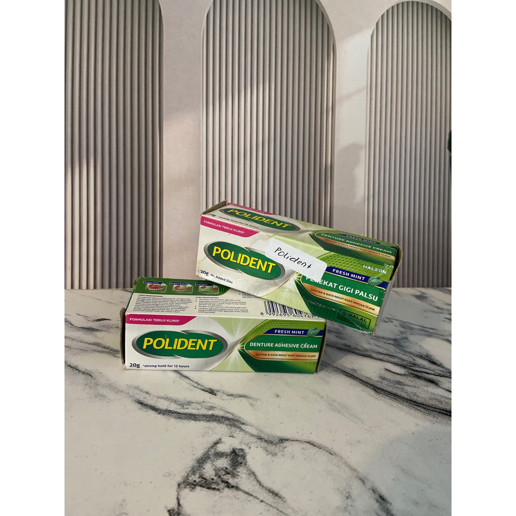 Polident 20 gr| Pembersih Gigi Tiruan|Tablet Pembersih Gigi Palsu |Polident Tablet | Pembersih Dentu