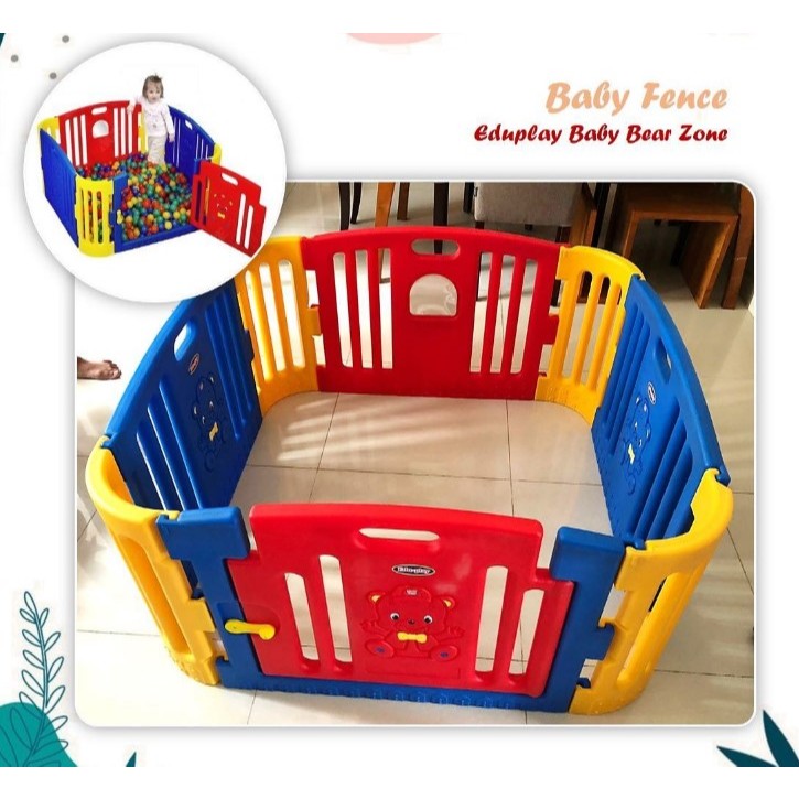 SEWA Baby Fence Eduplay Baby Bear Zone