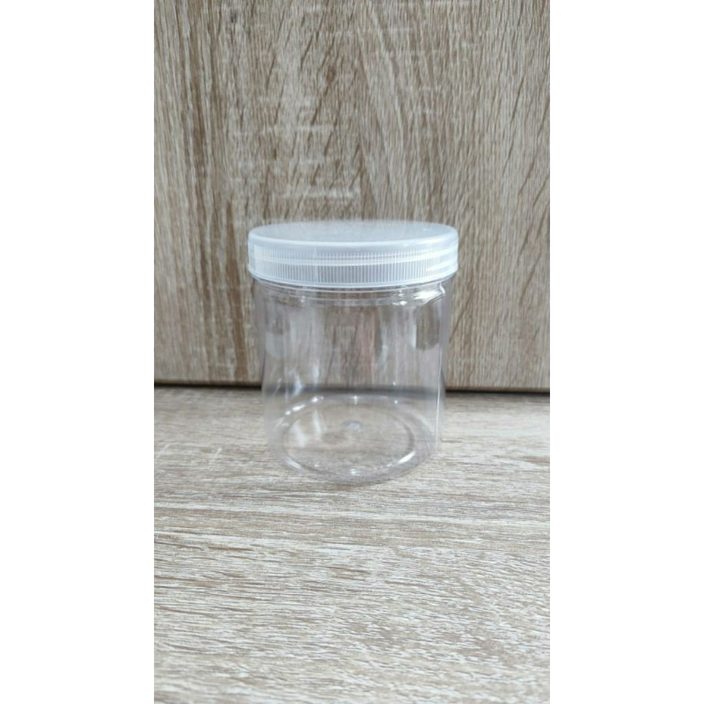 Toples plastik tabung 500ml Toples kue nastar