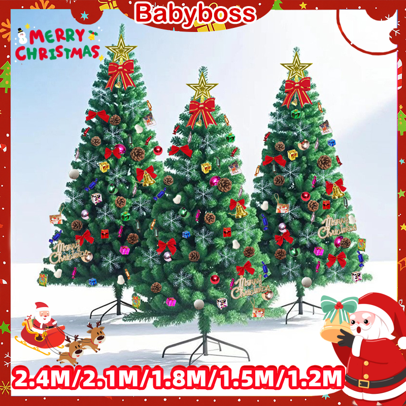 TERLARIS [Harga Promo Awal]Pohon Natal Jumbo Pvc Christmas Tree 1.5Meter 2Meter Paket Pohon Natal