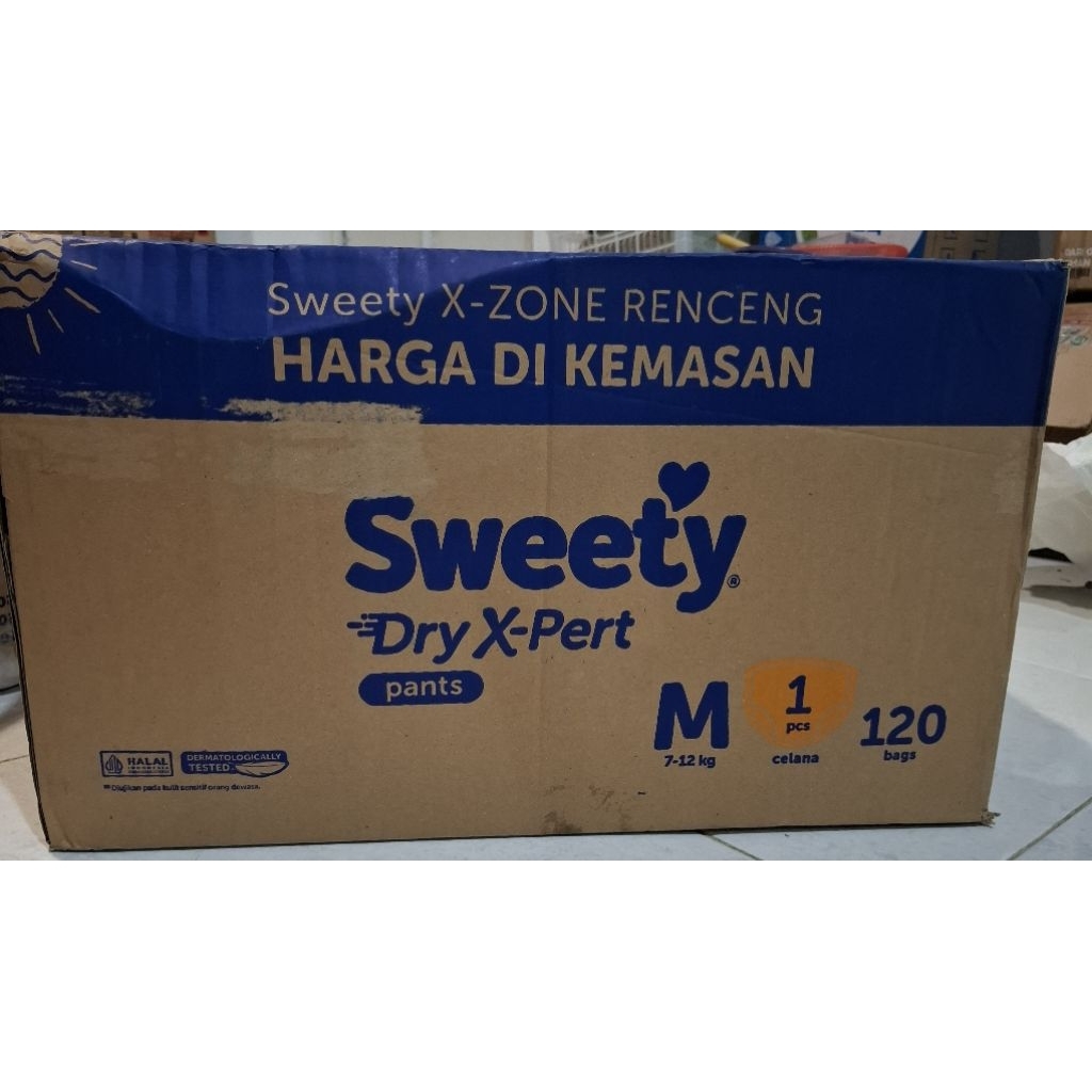 1DUS SWEETY PANTS RENCENG SML XL 120pcs