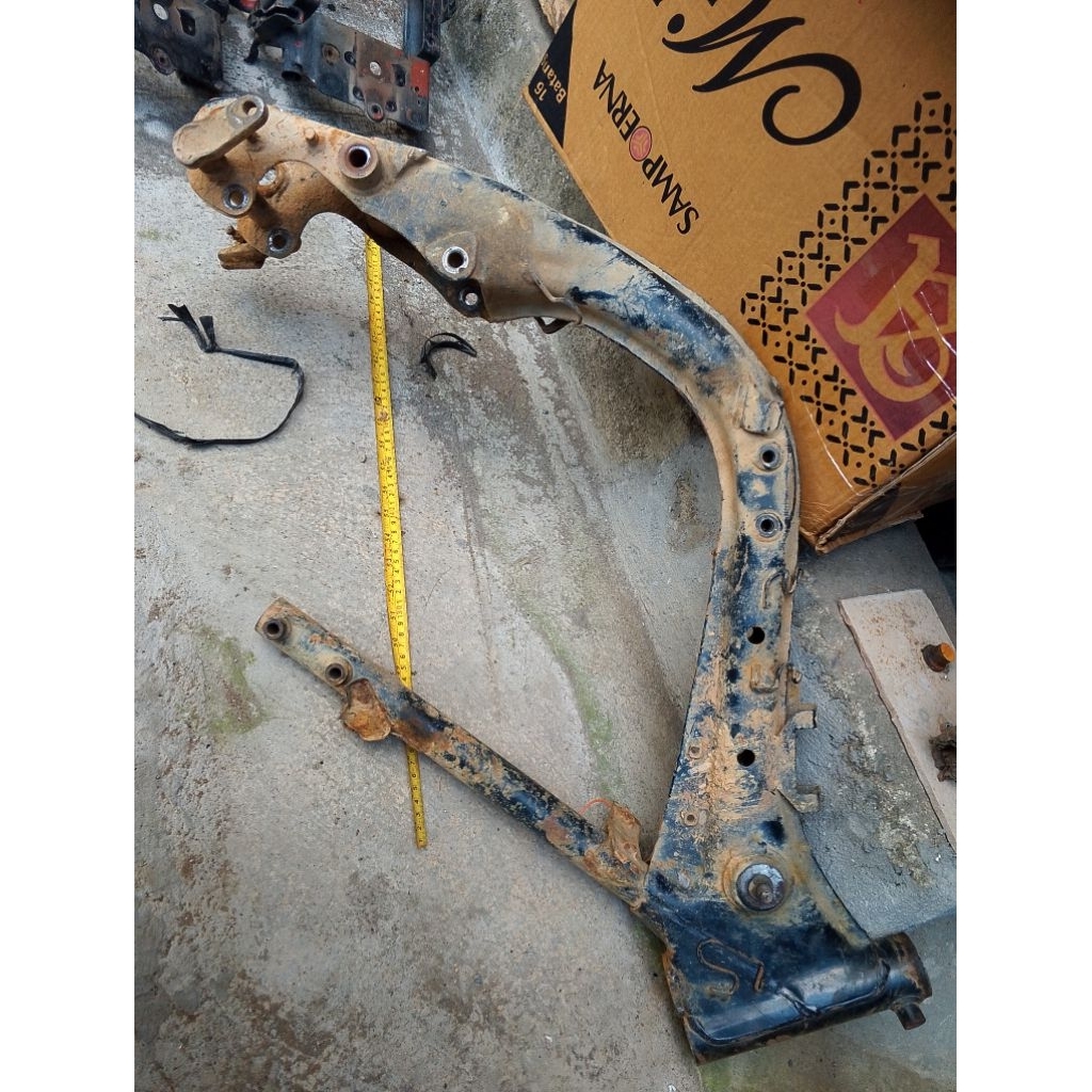 rangka depan megapro ori cepotan bahan cb gl100