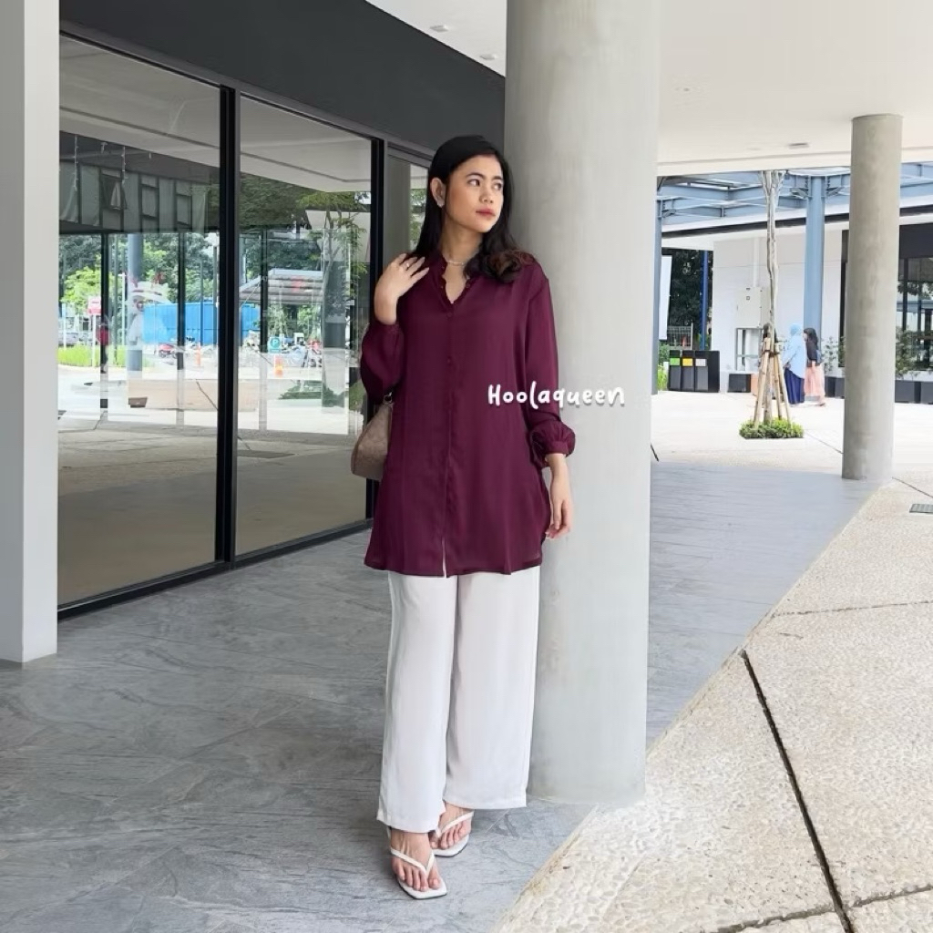 Tunik burgundy
