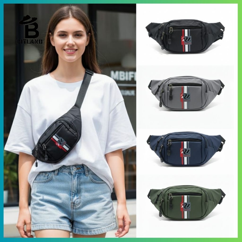 MORTEGA Tas Pinggang | Tas Slempang Dada Pria Bisa Wanita-836/838-MORTEGA