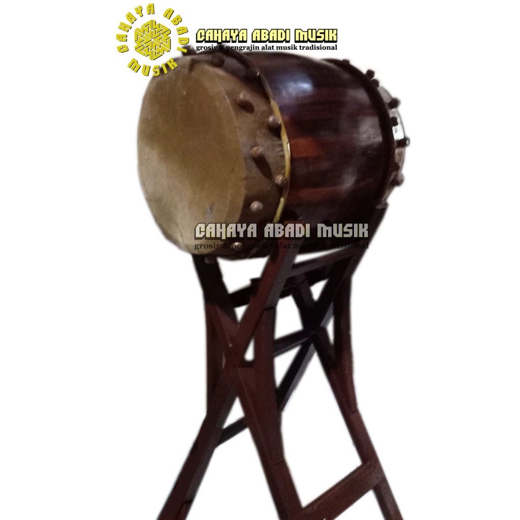 bedug kayu masjid mesjid kulit sapi 50cm x 70cm dua muka