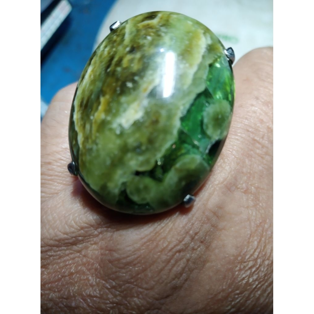 Batu Akik Hijau Langka Unik dan Antik kode C/3