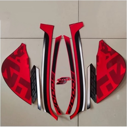 STRIPING STANDART HONDA SCOOPY Sporty 2021