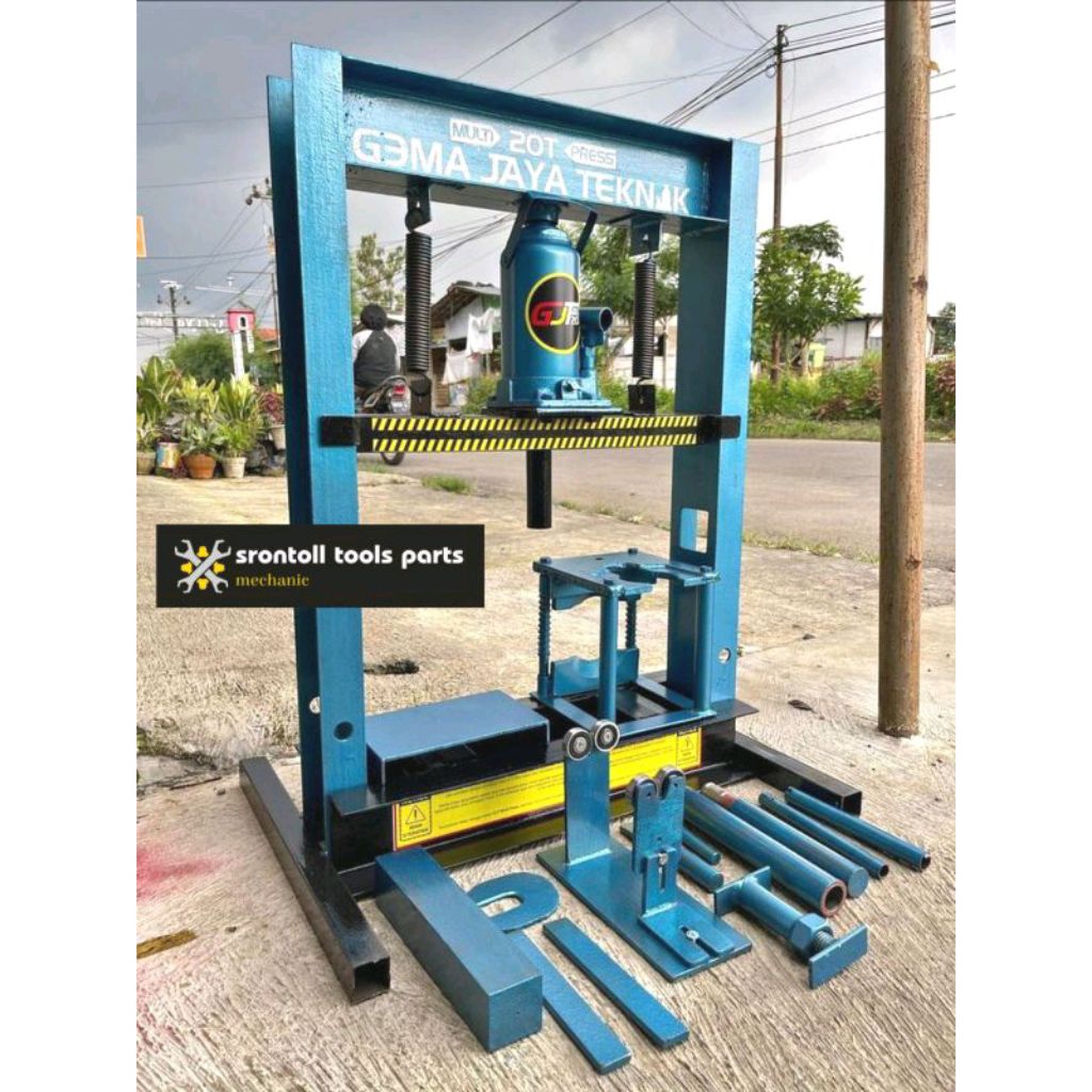 Alat press pres velg pelek segitiga rajawali arm as shock depan bongkar pasang kruk as semua motor u