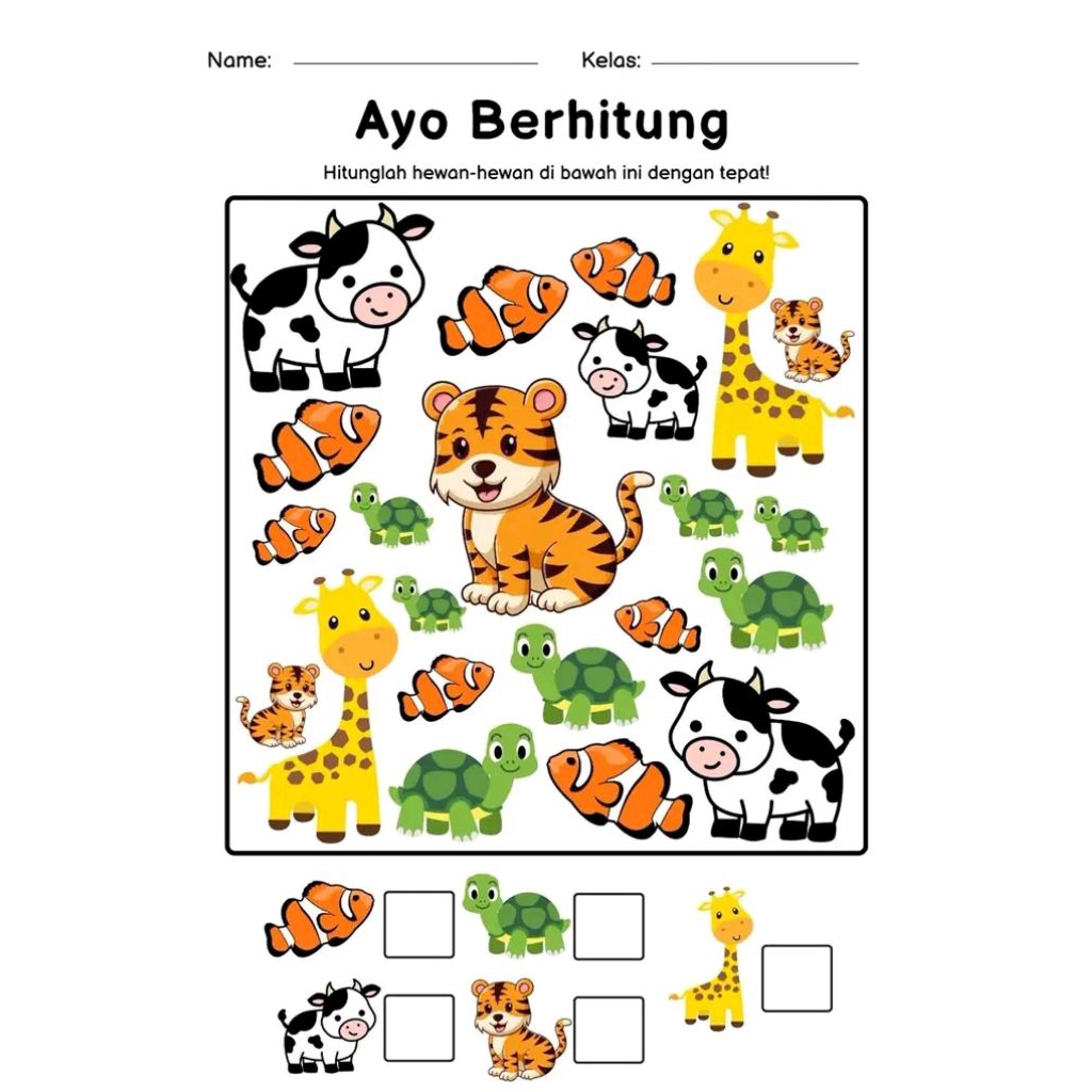 Worksheet anak TK