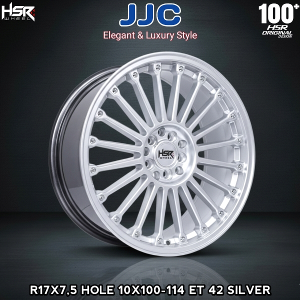 Velg Ring 17 Model Jari Jari HSR JJC Hole 10X100-114 | Velg R17 Buat Innova & Altis