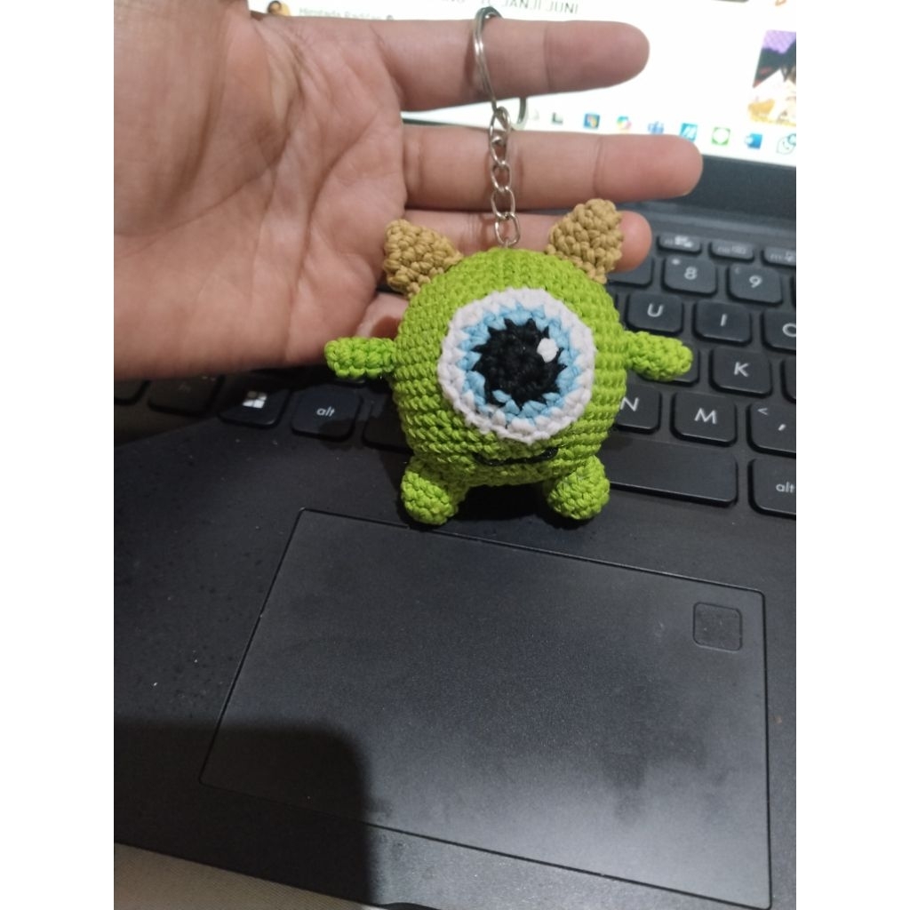 MIKE WAZOWSKI CROCHET KEYCHAIN