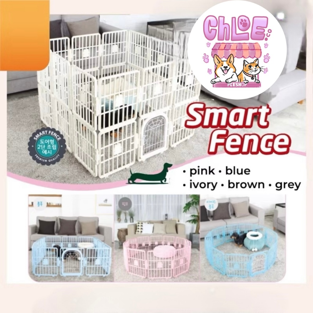 Smart Fence Kandang Pagar Anjing Kelinci / Indoor